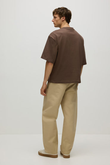 Oversized T-Shirt - Brown