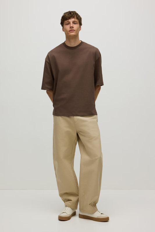 Oversized T-Shirt - Brown